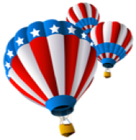 4th of july balloons
